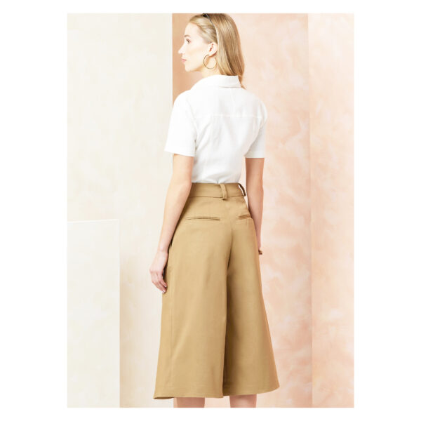 Vogue Schnittmuster - V2115 - eleganter Hosenrock mit Bügelfalte – Bild 7
