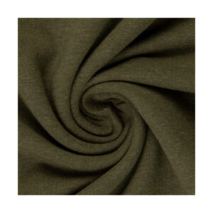 14.12EUR/m - Baumwolljersey meliert - Jersey uni melange - Vanessa - khaki