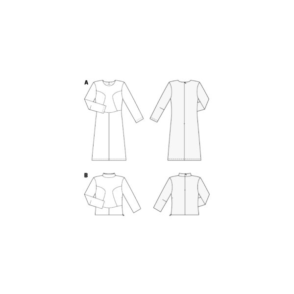 Burda Schnittmuster - Shirt - schlichtes Kleid - Nr.5677 – Bild 8