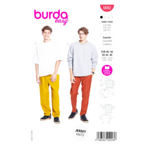 Burda Style Schnittmuster - Herrenpullover - Sweatshirt - Nr. 5682