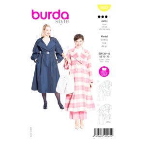 Burda Style Schnittmuster - Damenmantel - Doppelreiher - Nr. 5683