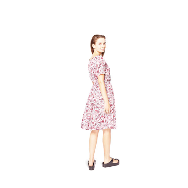 Burda Style Schnittmuster Nr. 5686 - Kleid - schlichtes Kleid mit geriehener Taille – Bild 2