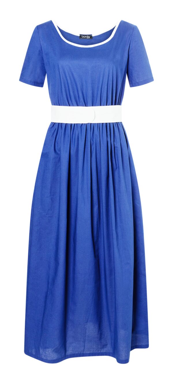 Burda Style Schnittmuster Nr. 5686 - Kleid - schlichtes Kleid mit geriehener Taille – Bild 4