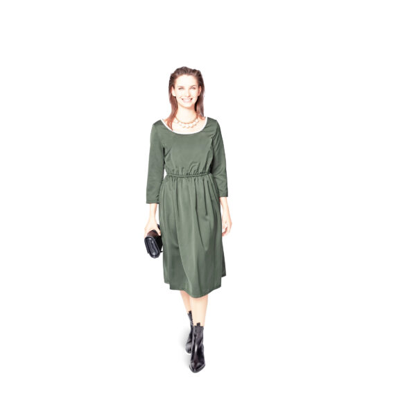Burda Style Schnittmuster Nr. 5686 - Kleid - schlichtes Kleid mit geriehener Taille – Bild 6