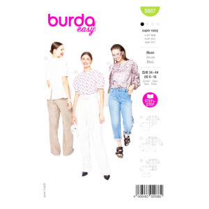 Burda Style Schnittmuster Nr. 5687 - romantisches Blusenshirt