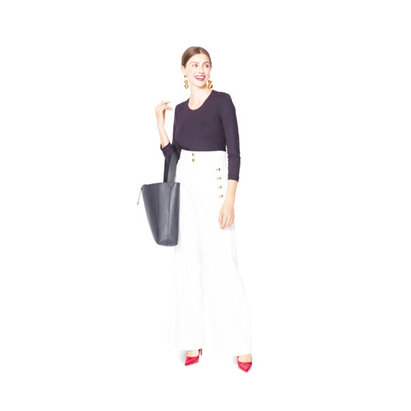 Burda Style Schnittmuster Nr. 5689 -Damenshirt mit Schleife – Bild 2
