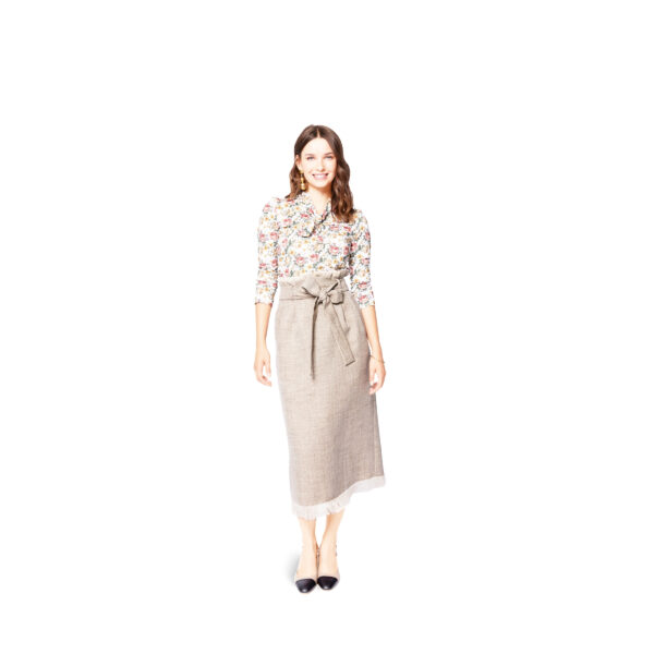 Burda Style Schnittmuster Nr. 5689 -Damenshirt mit Schleife – Bild 6