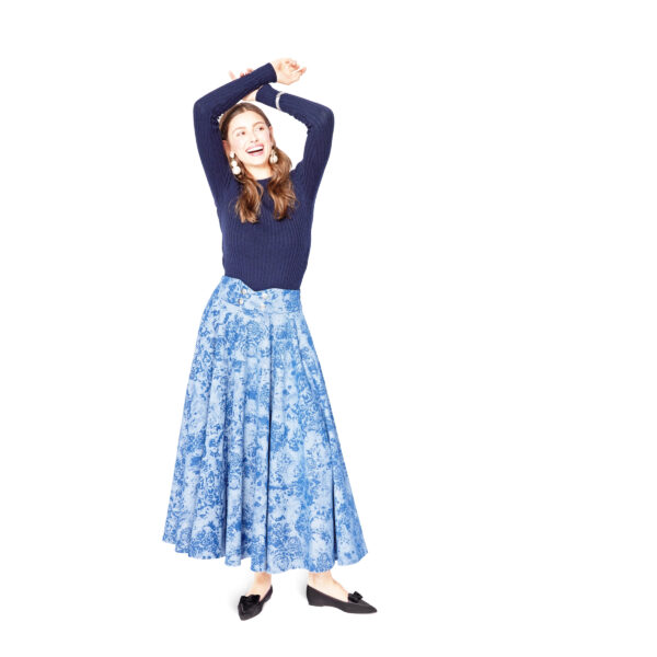 Burda Style Schnittmuster Nr. 5690 - Tellerrock mit variablem Bund – Bild 7