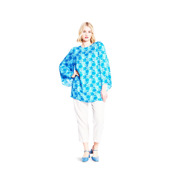 Burda Style Schnittmuster Nr. 5692 - Bluse mit Faltenüberwurf – Bild 5