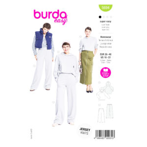 Burda Style Schnittmuster Nr. 5694 - Freizeitanzug - lässige Freizeitkombi