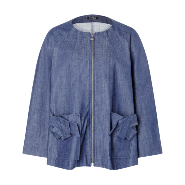 Burda Style Schnittmuster Nr. 5695 - Damenjacke leicht ausgestellt – Bild 6