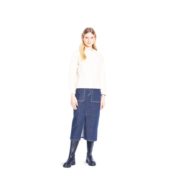 Burda Style Schnittmuster Nr. 5697 - schlichte kurze Bluse ohne Kragen – Bild 2