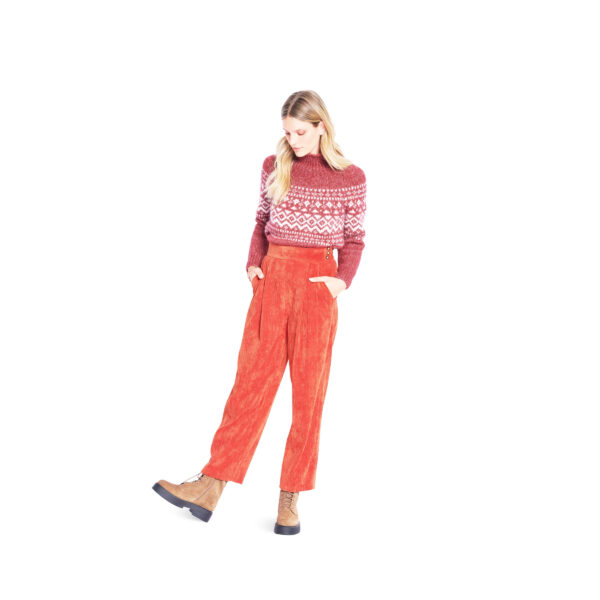 Burda Style Schnittmuster Nr. 5699 - Bundfaltenhose für Damen – Bild 2