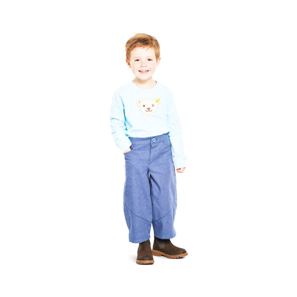 Burda Kids Schnittmuster Nr. 9199 - leichte Baumwollhose für Kids – Bild 2
