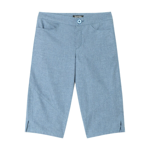 Burda Kids Schnittmuster Nr. 9199 - leichte Baumwollhose für Kids – Bild 3