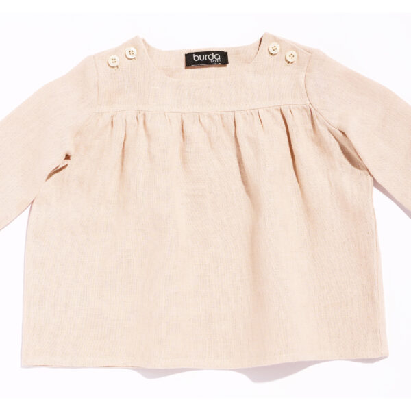 Burda Kids Schnittmuster Nr. 9201 - luftiges Schlupfkleid für Baby und Kleinkind – Bild 5
