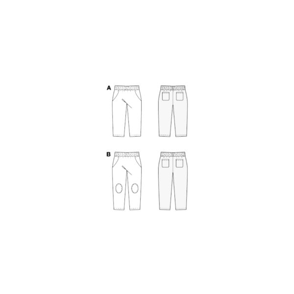 Burda Kids Schnittmuster Nr. 9208 - legere Legging, Freizeithose - Kids – Bild 6