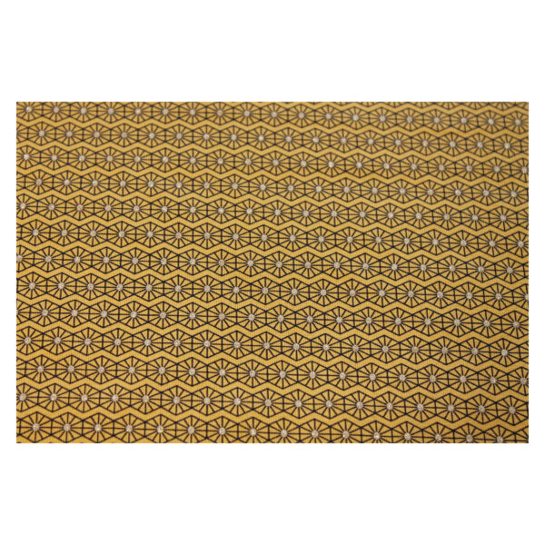 17.80EUR/ 1m -  Jersey - Interlock - Glitterpunkte - Senfgelb – Bild 2