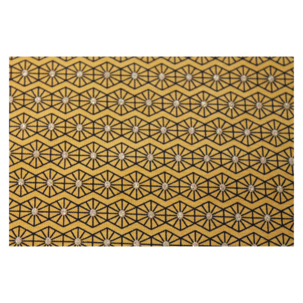 17.80EUR/ 1m -  Jersey - Interlock - Glitterpunkte - Senfgelb – Bild 3