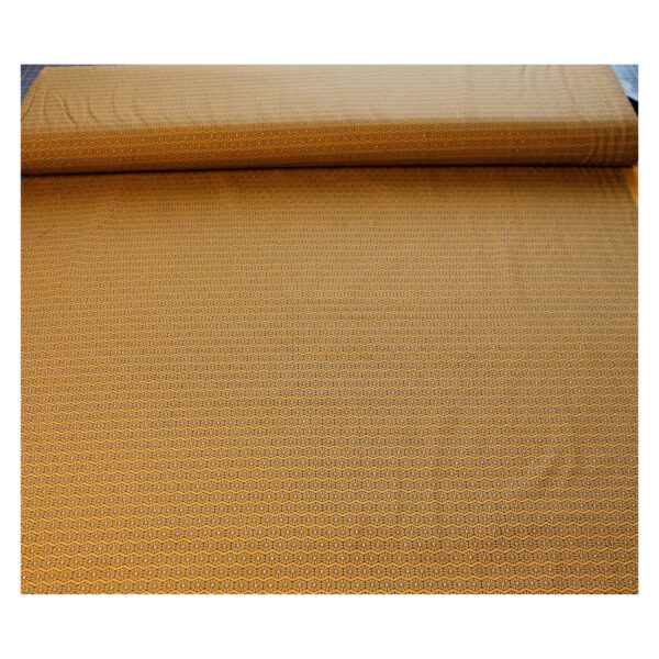 17.80EUR/ 1m -  Jersey - Interlock - Glitterpunkte - Senfgelb – Bild 4