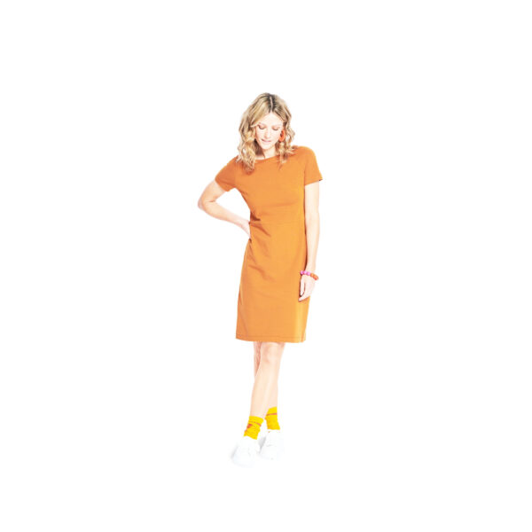 Burda Easy Schnittmuster Nr. 5708 - schlichtes Kleid mit 2 Rockvarianten – Bild 2