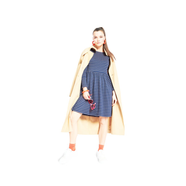 Burda Easy Schnittmuster Nr. 5708 - schlichtes Kleid mit 2 Rockvarianten – Bild 5