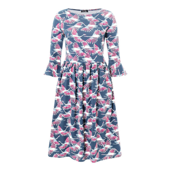 Burda Easy Schnittmuster Nr. 5708 - schlichtes Kleid mit 2 Rockvarianten – Bild 9
