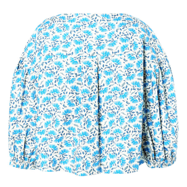 Burda Easy Schnittmuster Nr. 5709 - schlichtes Bluse mit voluminösem Ärmel – Bild 4