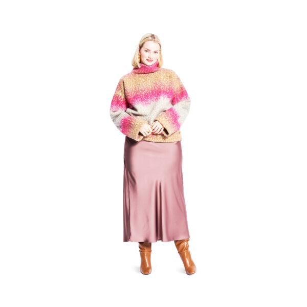Burda Easy Schnittmuster Nr. 5710 - kurzer Damenpullover in Kastenform – Bild 2