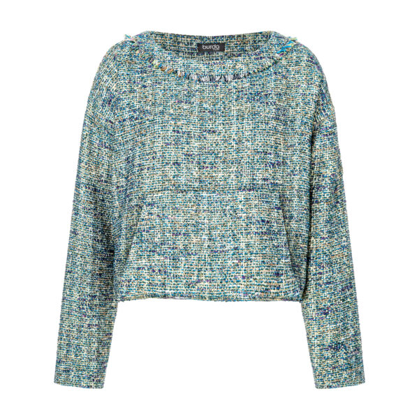 Burda Easy Schnittmuster Nr. 5710 - kurzer Damenpullover in Kastenform – Bild 5