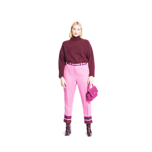 Burda Style Schnittmuster Nr. 5712 - schmale Damenhose mit Bügelfaltennaht – Bild 5