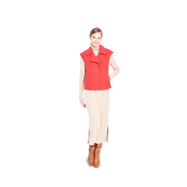 Burda Style Schnittmuster Nr. 5714 - Damenweste mit Reverskragen und diagonalem Verschluss – Bild 5