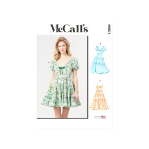 McCall’s Schnittmuster M8575 – Sommerkleid mit Stufenrock