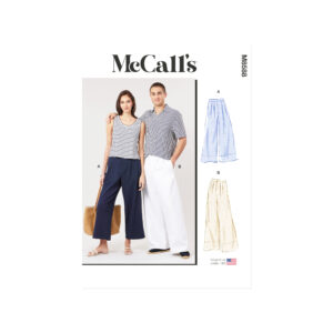 McCalls Schnittmuster M8588 - Unisex Hosen mit Bundfalten