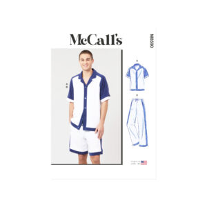 McCalls Schnittmuster M8590 - Herrenfreizeit Anzug - 2 Hosenvarianten