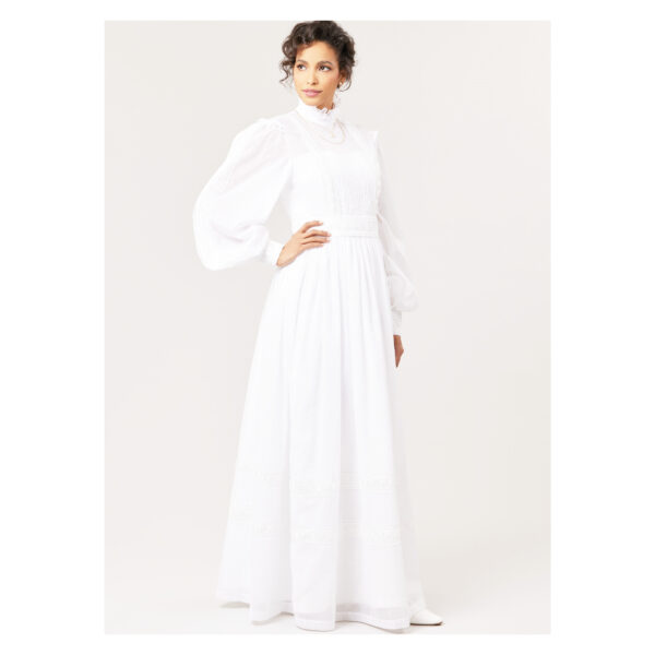 McCalls Schnittmuster M8595 - Vintage - langes Kleid im Stil der 80er Jahre – Bild 2