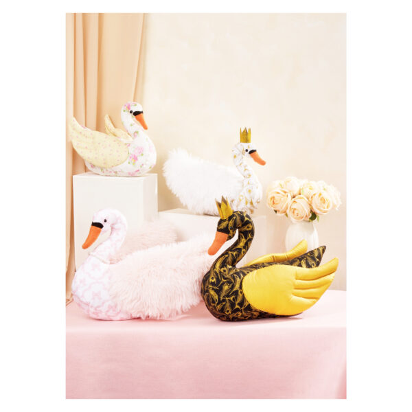 McCalls Schnittmuster M8600 - Schwäne - Stofftiere 51 cm, 33 cm - Spielzeug – Bild 2