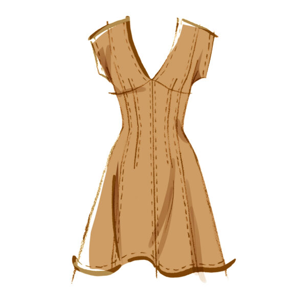 McCall’s Schnittmuster M8577 – schlichtes - tailliertes Sommerkleid – Bild 3