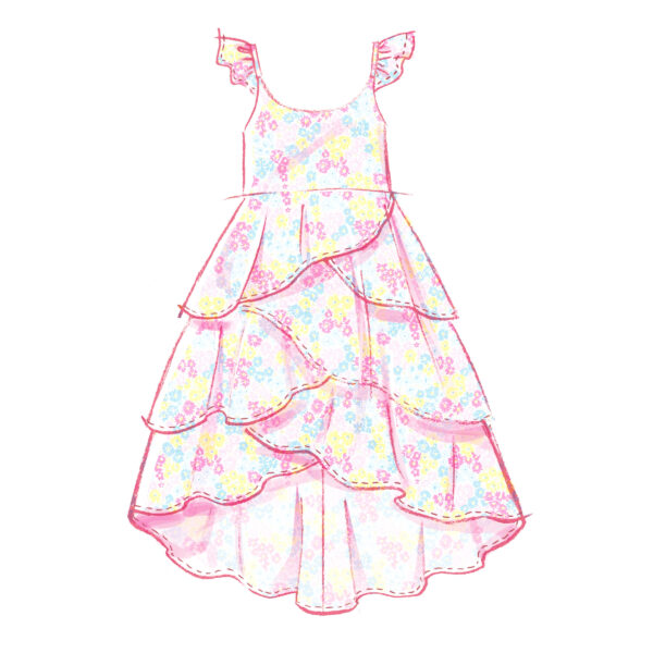 McCalls Schnittmuster M8592 - Sommerkleid für Mädchen – Bild 4