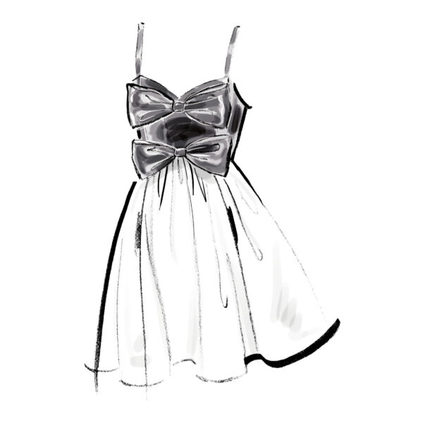 McCalls Schnittmuster M8581 - voluminöses Abendkleid mit Spagettiträgern – Bild 4