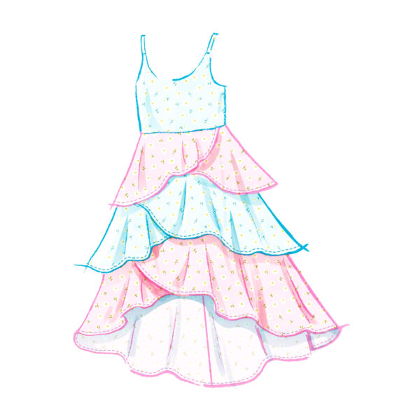 McCalls Schnittmuster M8592 - Sommerkleid für Mädchen – Bild 5