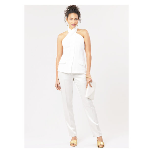 McCall’s Schnittmuster M8579 – schulterfreie Bluse mit Nackenverschluss – Bild 5