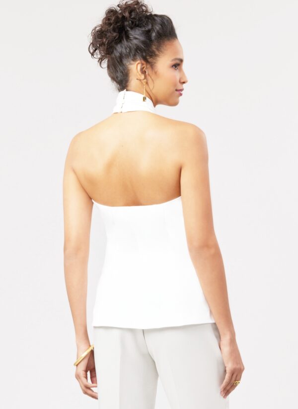 McCall’s Schnittmuster M8579 – schulterfreie Bluse mit Nackenverschluss – Bild 4