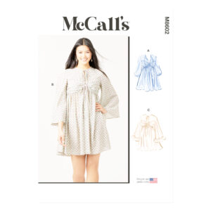 McCall’s Schnittmuster M8602 – Babydoll und Damen-Nachtwäsche, luftiges Design