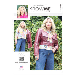 knowME Schnittmuster ME2137 – Damenbluse und Kurzjacke, modernes Set
