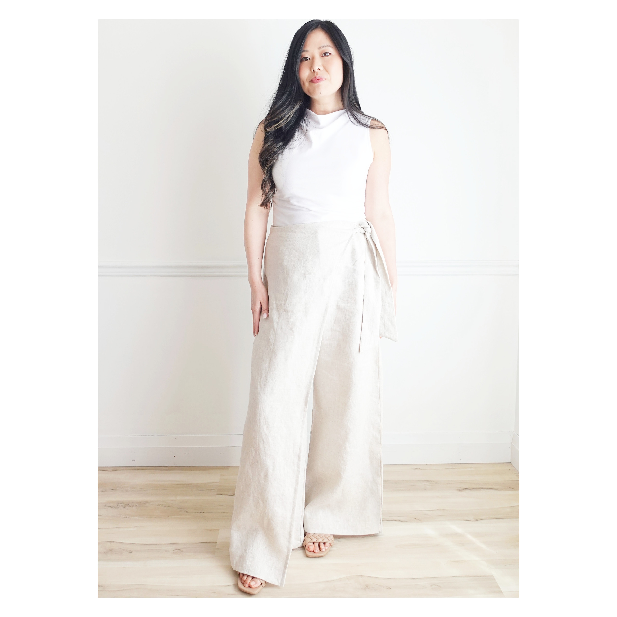 knowME Schnittmuster - ME2134 - Shirt und Wickelhose Damen – Bild 4