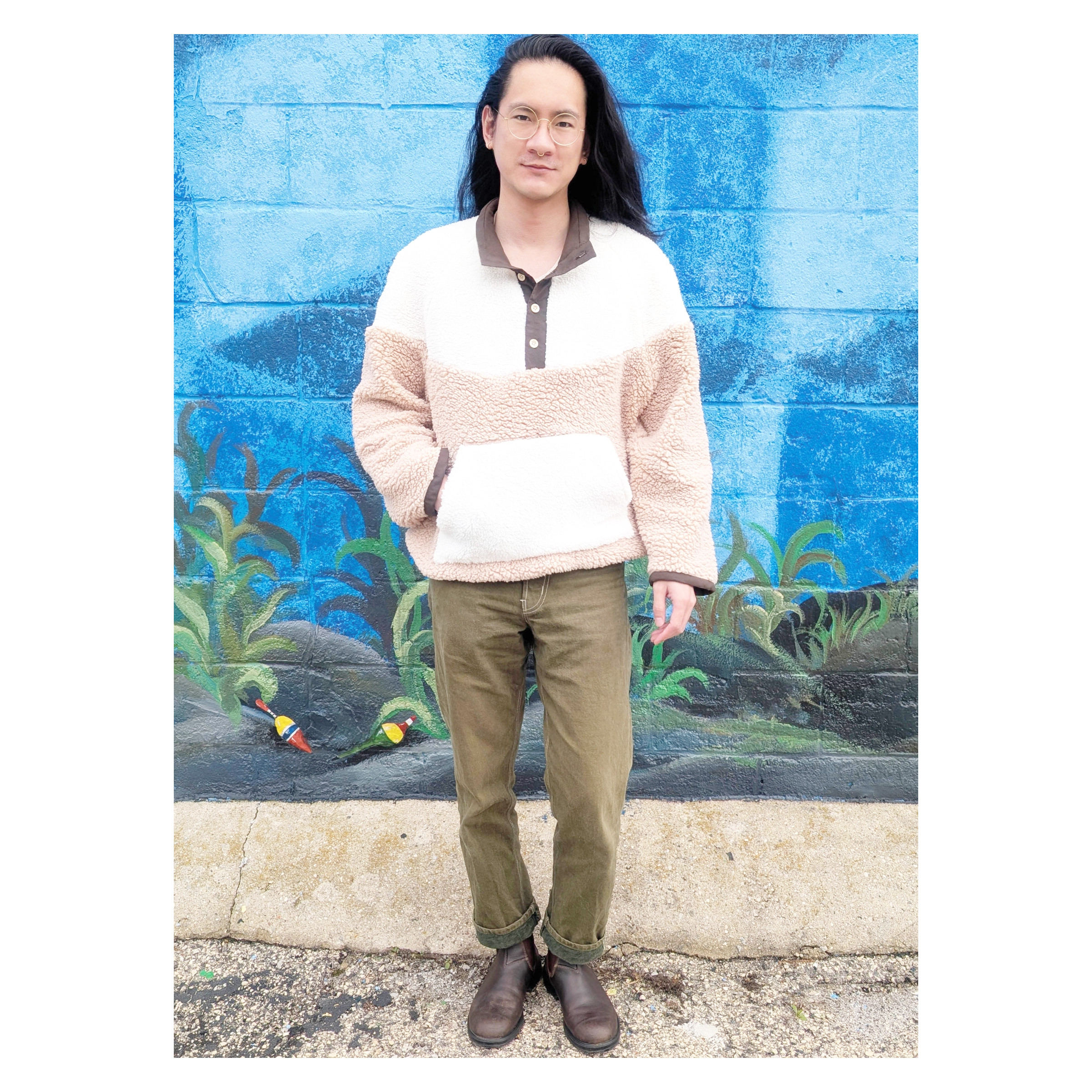 knowME Schnittmuster - ME2136 - Unisex - Plüschpullover, Sweater – Bild 4