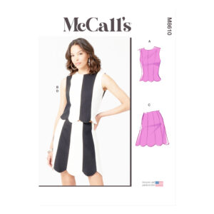 McCall’s Schnittmuster M8610 – Damen Sommerset aus Rock und Top