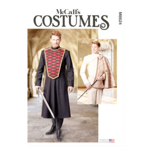 „McCalls Schnittmuster M8624 für historisches Herren-Kostüm im Stil eines Zarengewands – opulentes, majestätisches Gewand zum Selbernähen.“