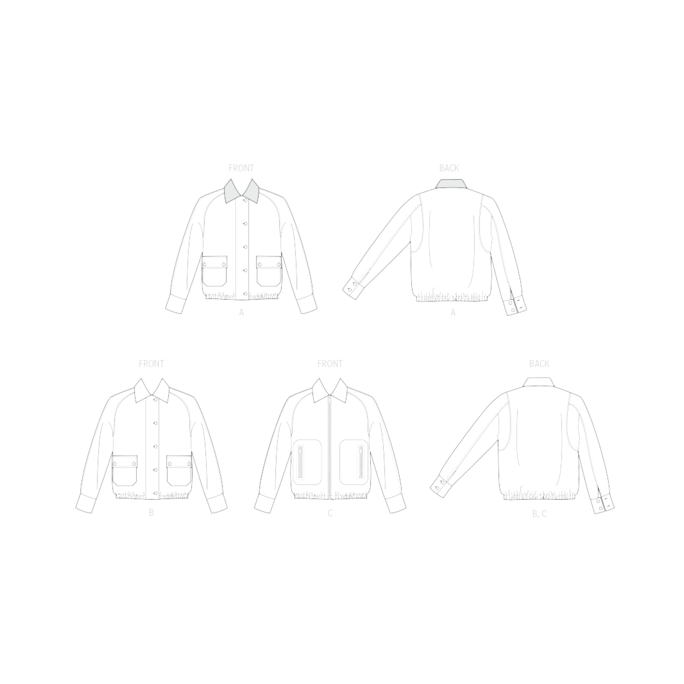 McCalls Schnittmuster M8607 - Jeansjacke - Blouson - Damen – Bild 7